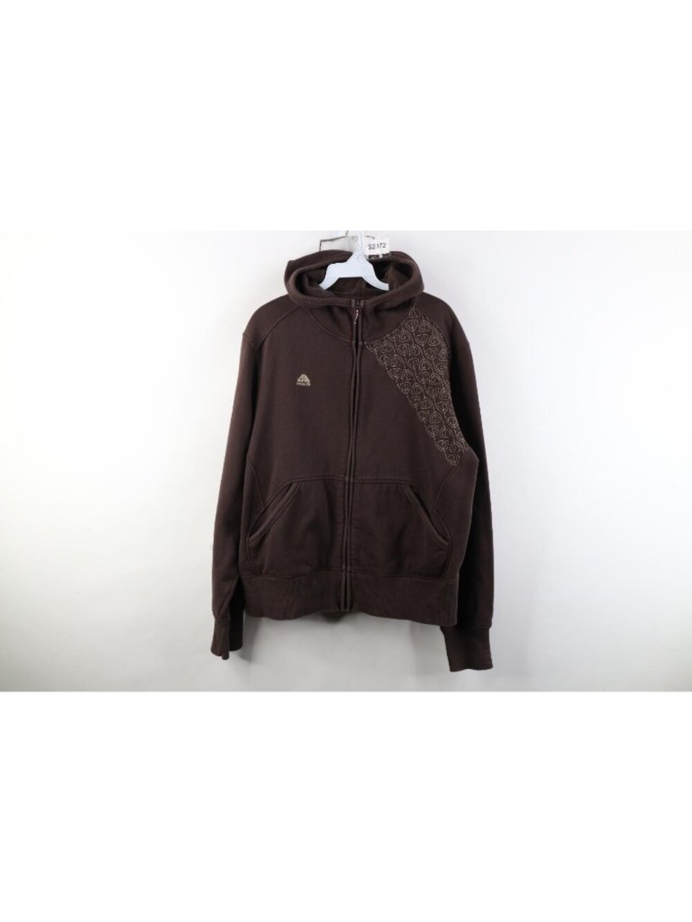 Vtg Y2K Nike ACG Womens XL Travis Scott Mini Swoosh Full Zip Hoodie Sweatshirt